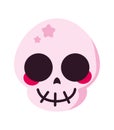 halloween kawaii skull