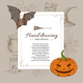 Halloween Letter Template
