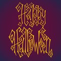 Halloween lettering