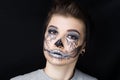 Halloween make up Royalty Free Stock Photo