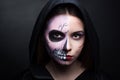 Halloween make up Royalty Free Stock Photo