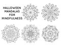 Halloween theme mandala