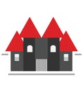 halloween mansion, halloween castle Color Isolated Vector icon which can be easily edit or modified