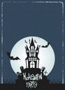 Halloween moon background Royalty Free Stock Photo