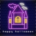 Halloween Neon Banner