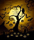 Halloween night Royalty Free Stock Photo