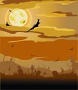 Halloween night background Royalty Free Stock Photo