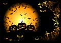 Halloween night background Royalty Free Stock Photo