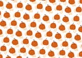 Halloween night background, pumpkins. Halloween banner or party invitation background with pumpkins in paper cut style