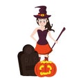 Halloween october scary celebration cartoon Royalty Free Stock Photo