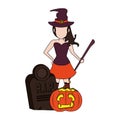 Halloween october scary celebration cartoon Royalty Free Stock Photo