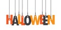 HALLOWEEN Suspended Letters Banner