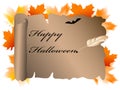 Halloween parchment Royalty Free Stock Photo