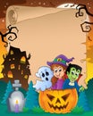 Halloween parchment 5 Royalty Free Stock Photo