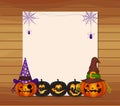 Halloween parchment Royalty Free Stock Photo