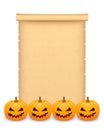 Halloween parchment Royalty Free Stock Photo