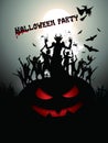 Halloween party background