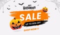 Halloween Sale concept banners, with Halloween Royalty Free Stock Photo