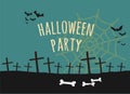 Halloween Party Background vector illustration