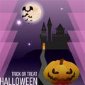 Halloween party event with pumpkin Royalty Free Stock Photo