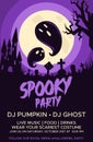 Halloween party flyer