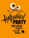 Halloween party. Happy holiday. Vector