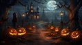 Halloween party illustration