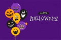 Halloween party, invitation, banner concept. Royalty Free Stock Photo