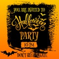 Halloween Party invitation banner