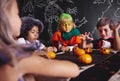 Halloween party for kids Royalty Free Stock Photo