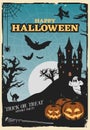Halloween Party Poster Royalty Free Stock Photo