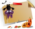 Halloween party Poster Royalty Free Stock Photo