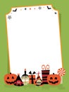 Halloween party sign Royalty Free Stock Photo