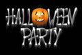 Halloween party - typographical concept, bones font