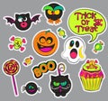 Halloween patch badges.