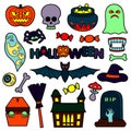 Halloween Patches Set