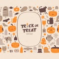 Halloween pattern Royalty Free Stock Photo