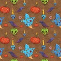 Halloween pattern Royalty Free Stock Photo