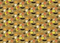 Halloween pattern design for use as wallpaper Royalty Free Stock Photo