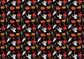 Halloween pattern design for use as wallpaper Royalty Free Stock Photo