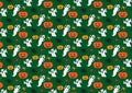 Halloween pattern design for use as wallpaper Royalty Free Stock Photo