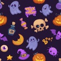 Halloween Pattern Royalty Free Stock Photo