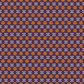 Halloween pattern skull color on background for decoration holiday party, poster, greeting card Royalty Free Stock Photo