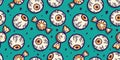Halloween pattern wallpaper with eyes and sweets