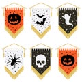 Halloween pennants