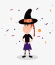 Halloween people customes Royalty Free Stock Photo