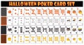 Halloween Poker Card Set