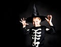 Halloween postcard Royalty Free Stock Photo