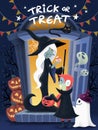 Halloween poster design Royalty Free Stock Photo