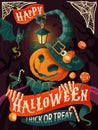 Halloween poster design